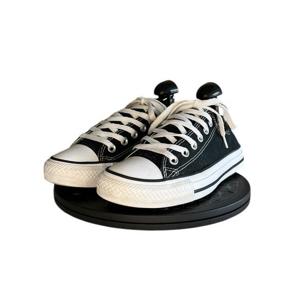 ***SOLD*** Converse All Star CTAS 70 OX Low Sneakers Shoes Size 8 Black White - Picture 2 of 6
